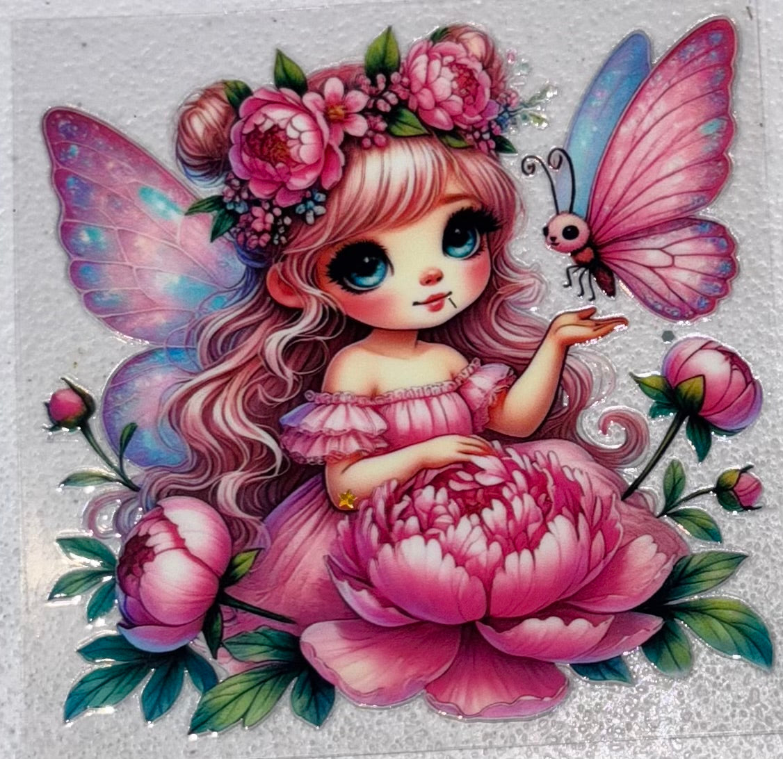 Pink baby fairy wrap