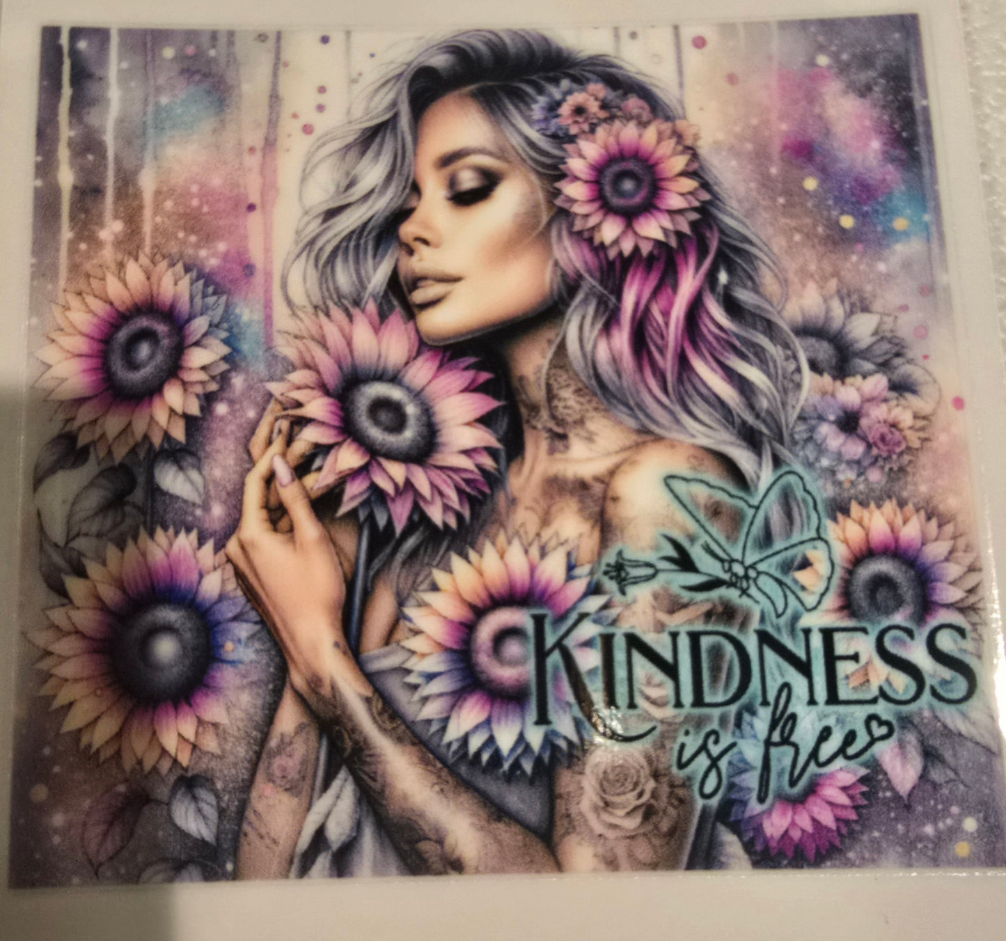 TATTOO FLOWER GIRL KINDNESS