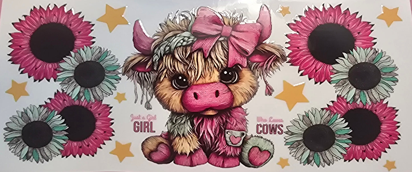JUST A GIRL WHO LOVES COWS WRAP