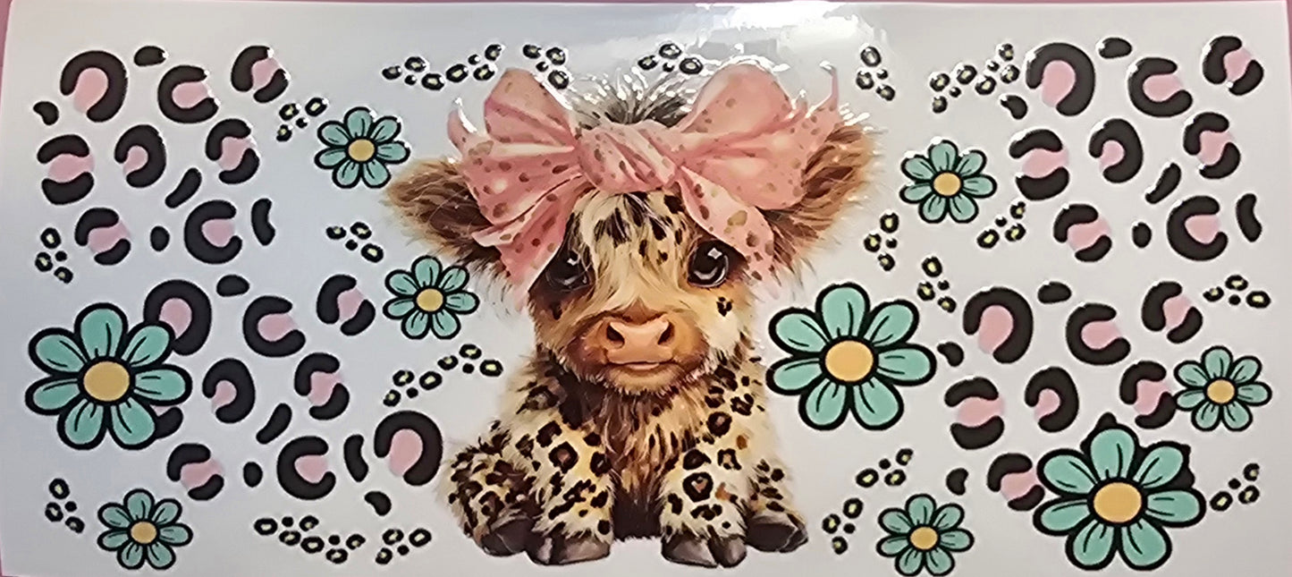 BABY HIGHLAND CHEETAH PRINT WRAP