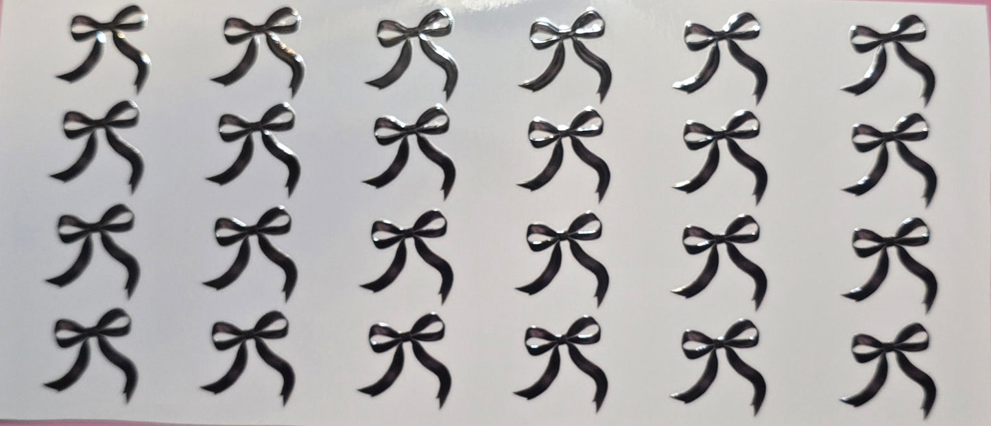 BLACK BOWS WRAP