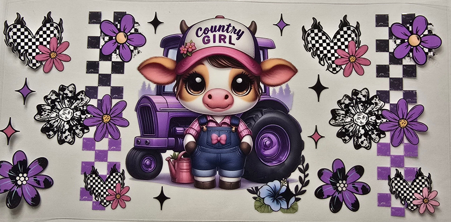 Country Girl Highland Cow