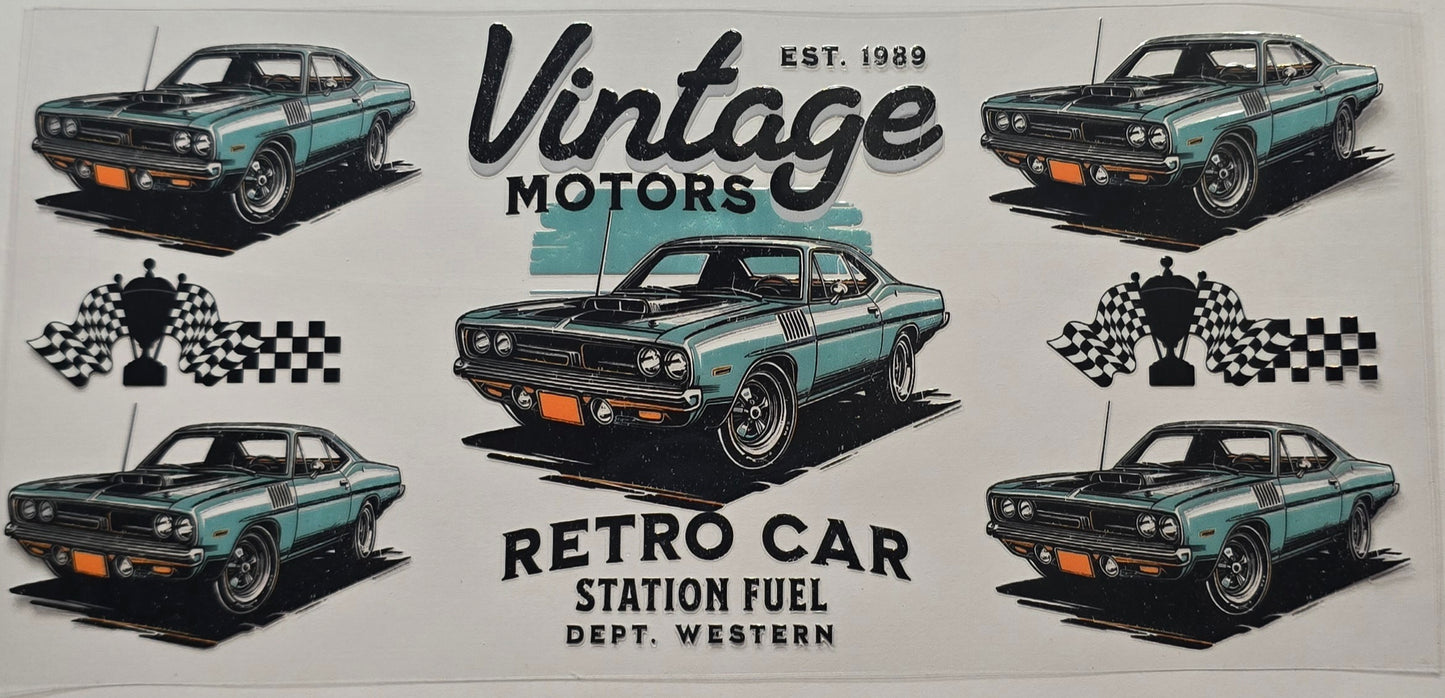 Vintage Motors Retro Cars Wrap