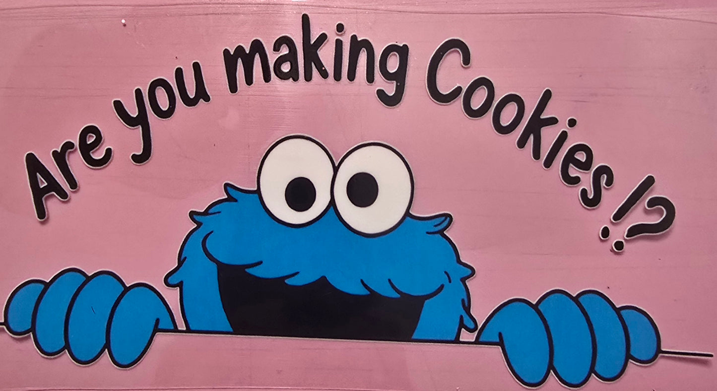 Cookie Monster Are you making cookies wrap