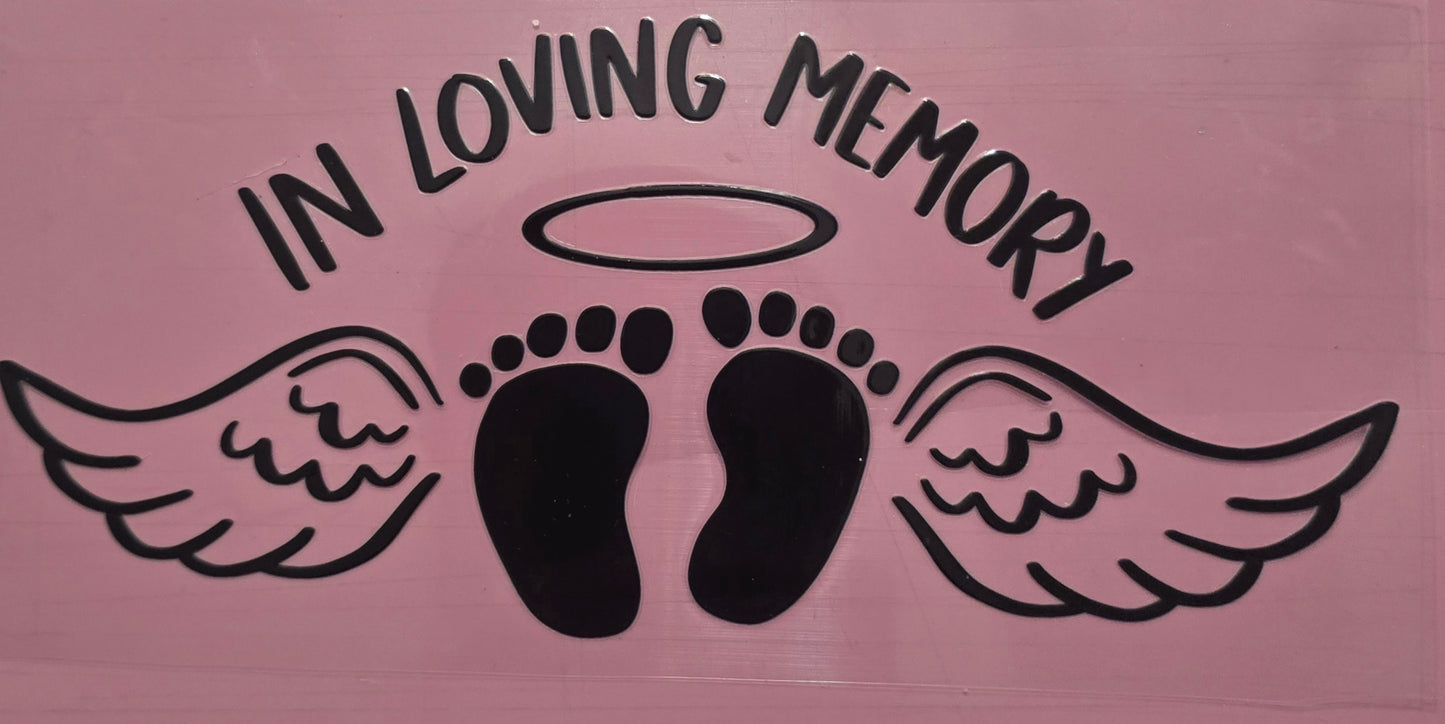 Black In Loving Memory Of Wrap