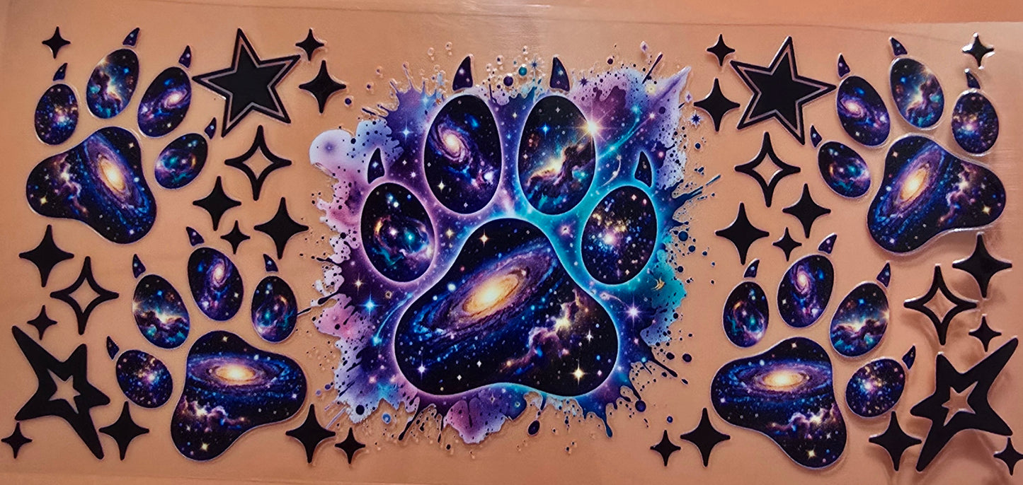 Dog Foot Print Cup Wrap