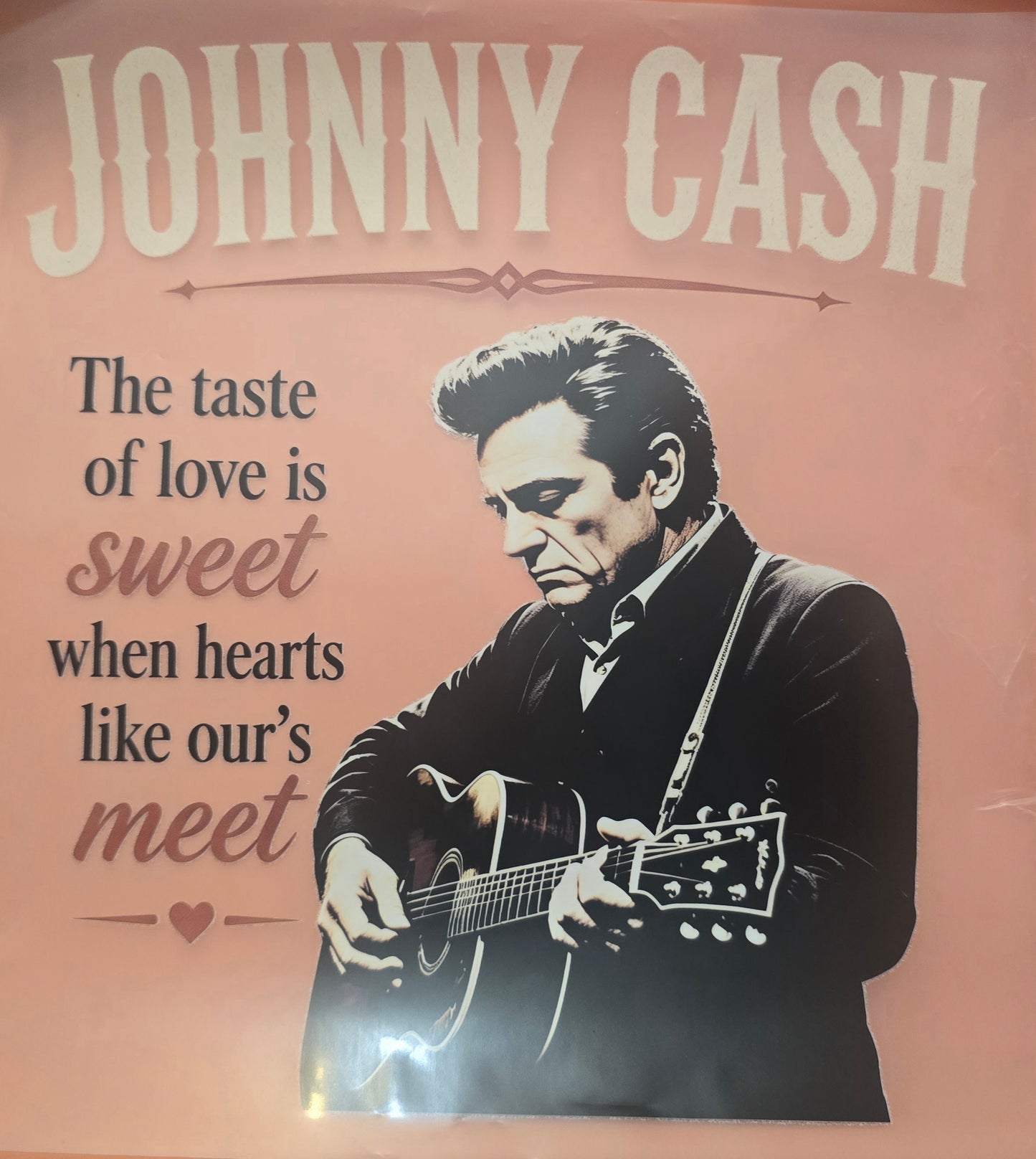 Johnny Cash Shirt Transfer