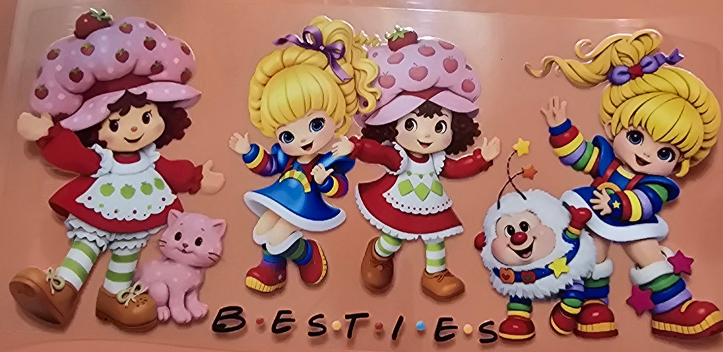 Friends Rainbow Bright And Strawberry Shortcake WRAP