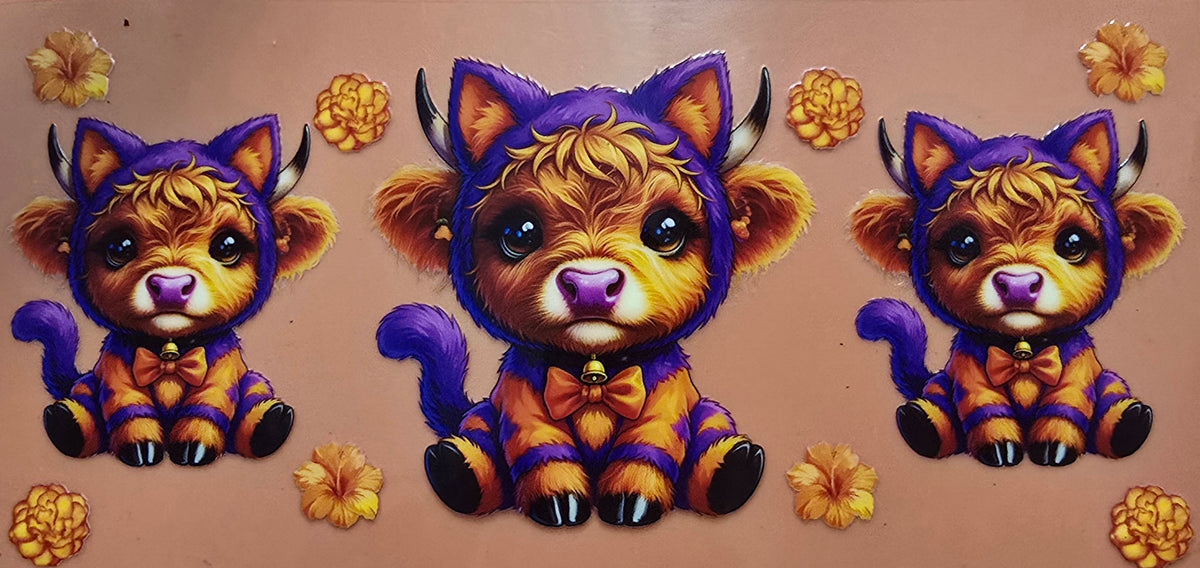 Cat Ear Halloween Baby Highland Wrap