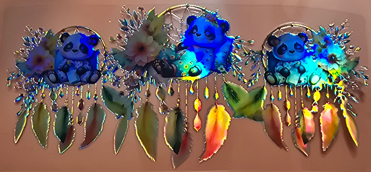 Holographic Dream Catcher Panda Wrap