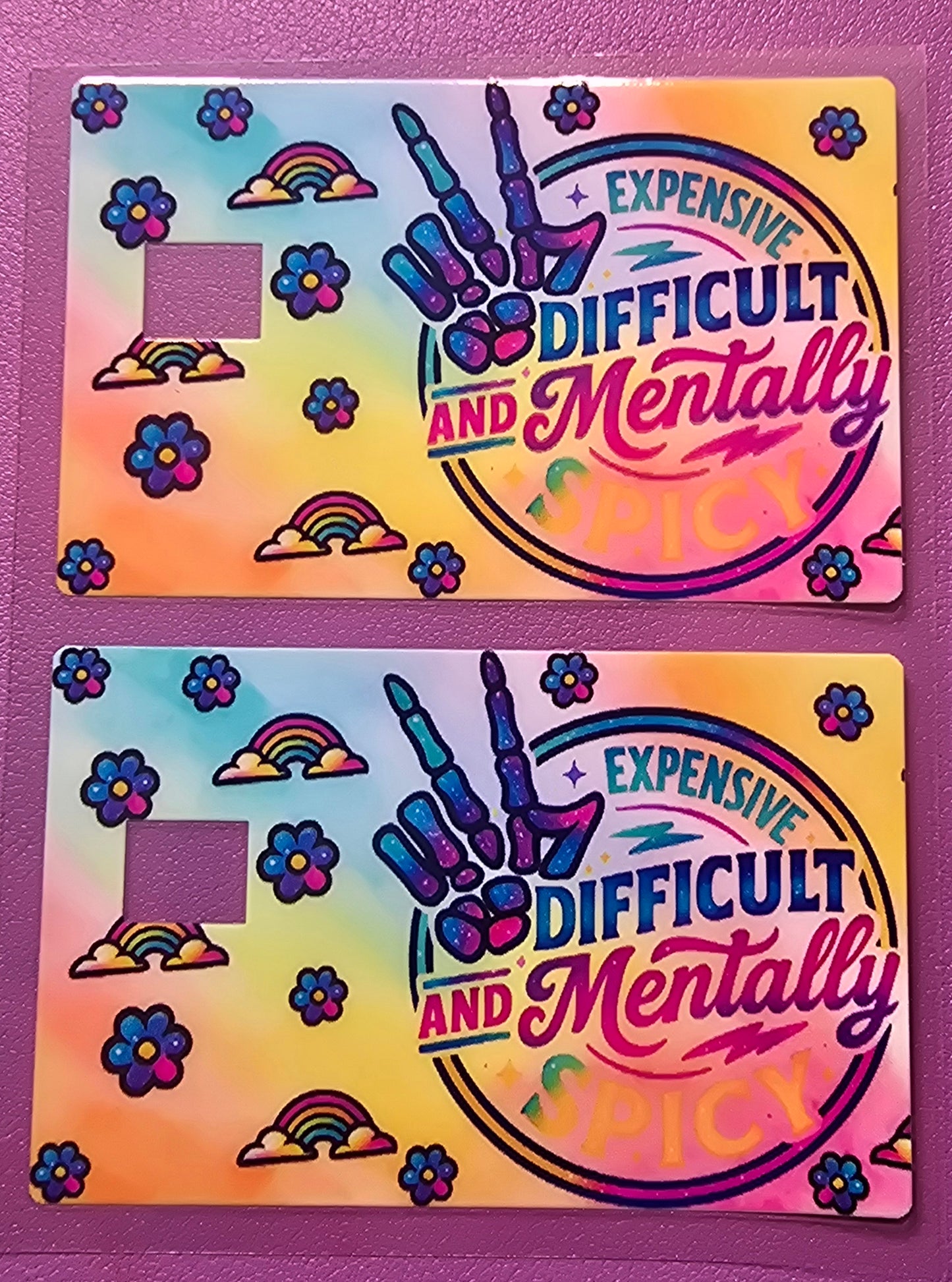 Expensive Difficult and Mentally Credit Card Wrap