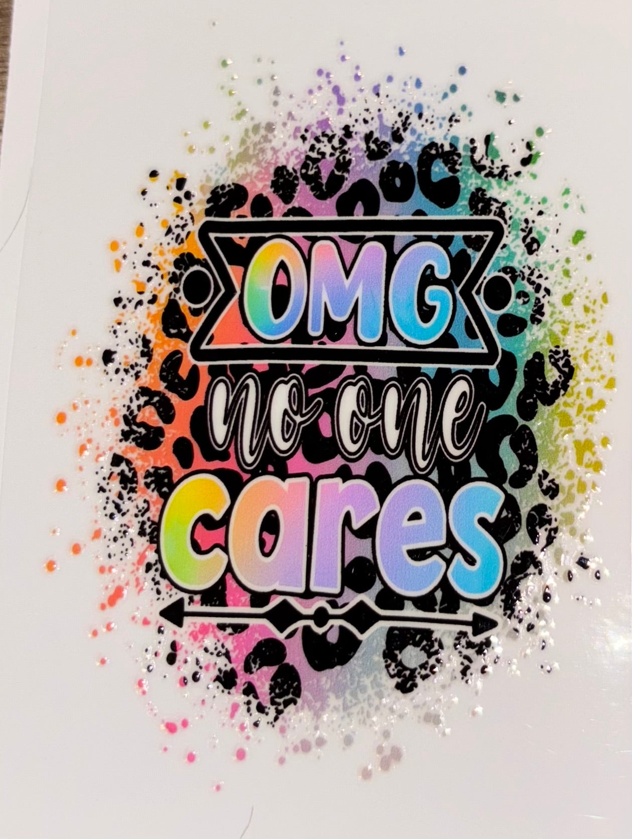 Omg no one cares uv cup decal