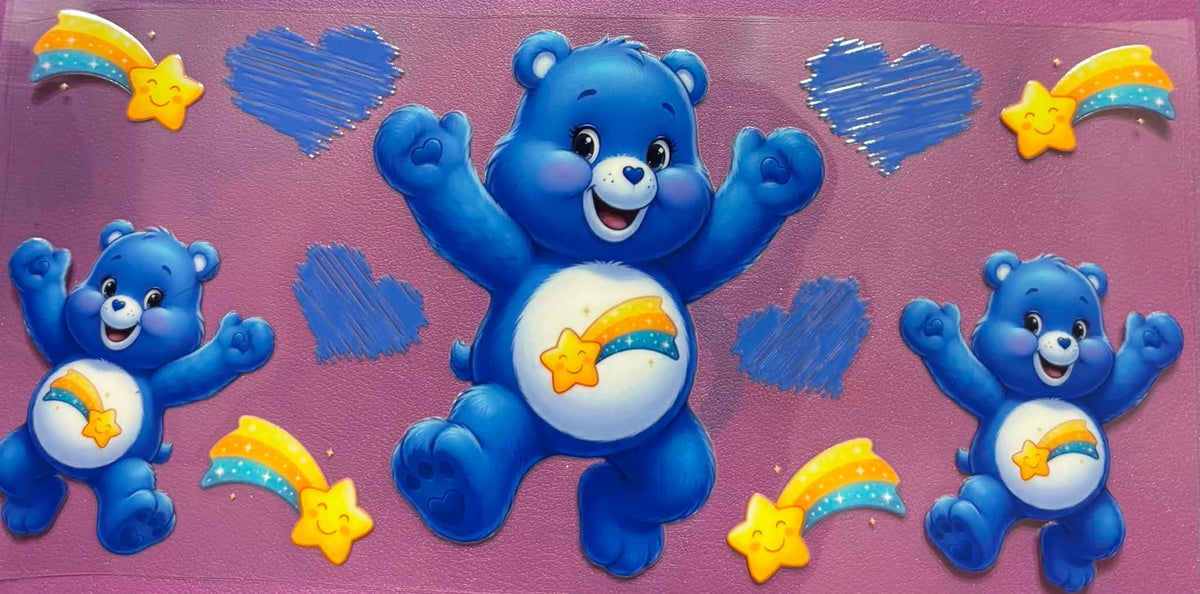 Blue Shooting Star Carebear Wrap