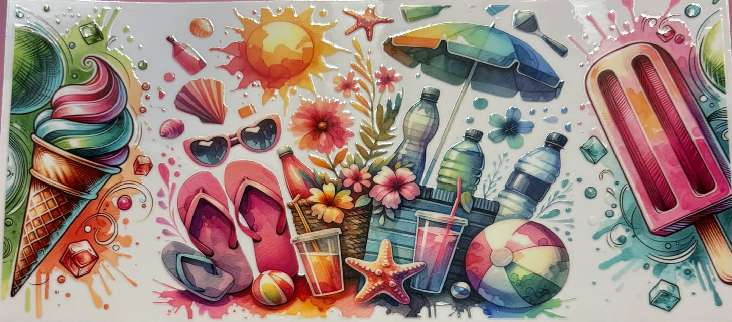 Popsicles and Flipflops wrap