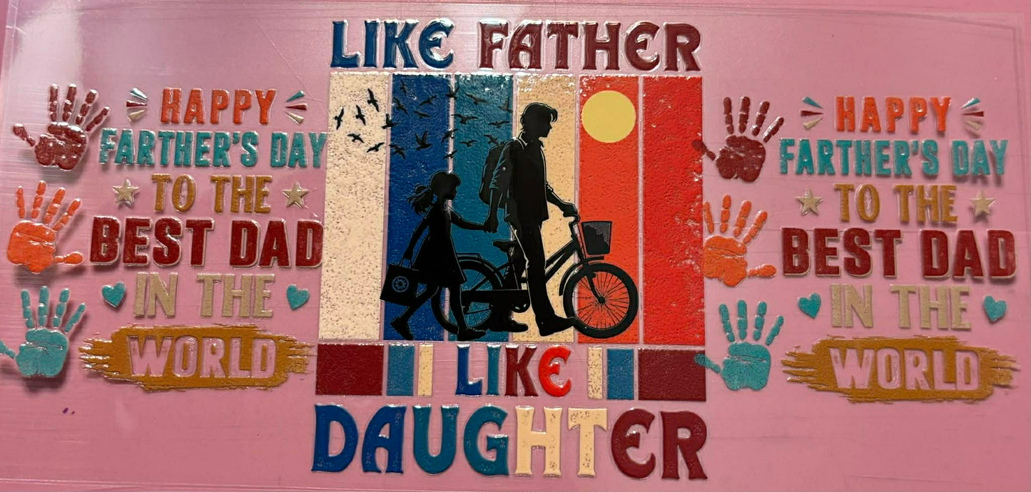 Dad & Daughter wrap