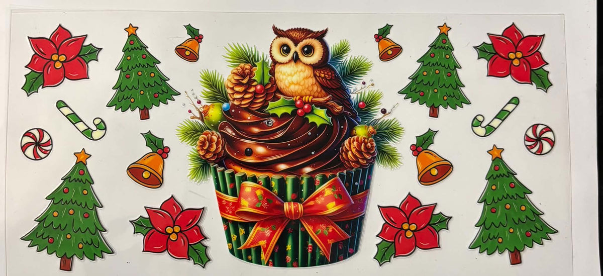 Christmas Choclate Cupcake Wrap