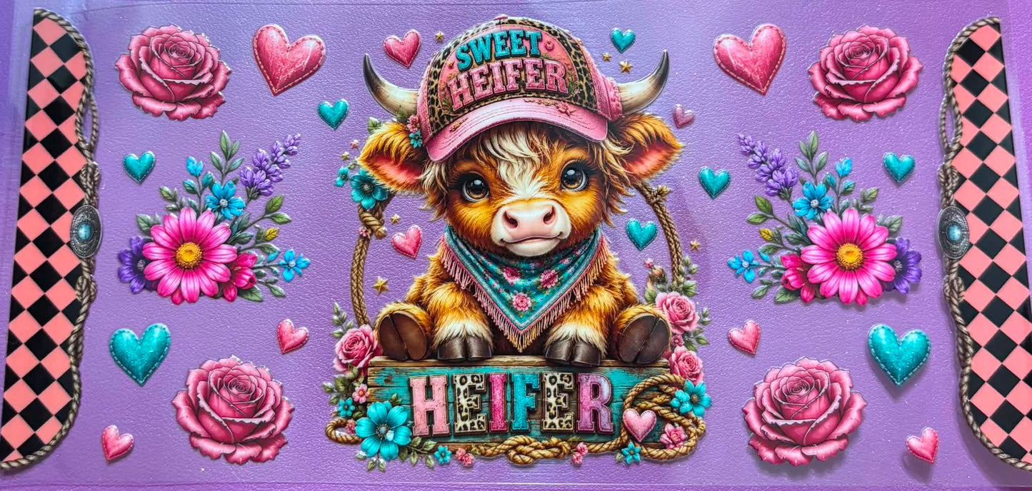 Sweet Heifer Highland Cow Wrap
