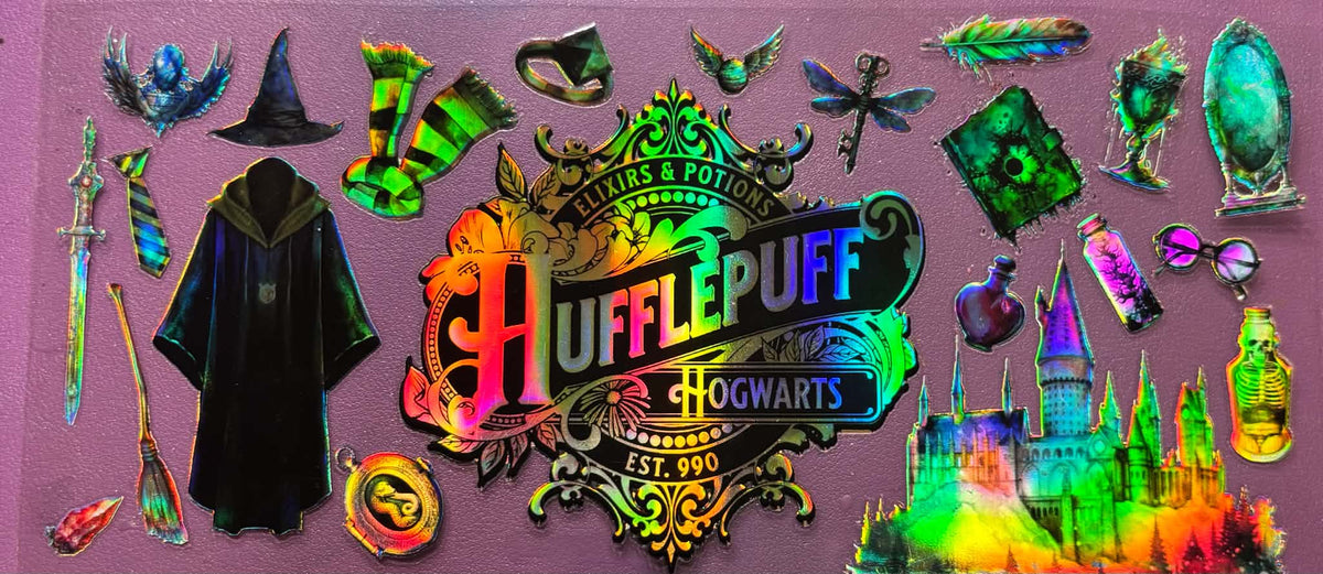 Hufflepuff Hogwrarts Holographic Harry Potter Wrap