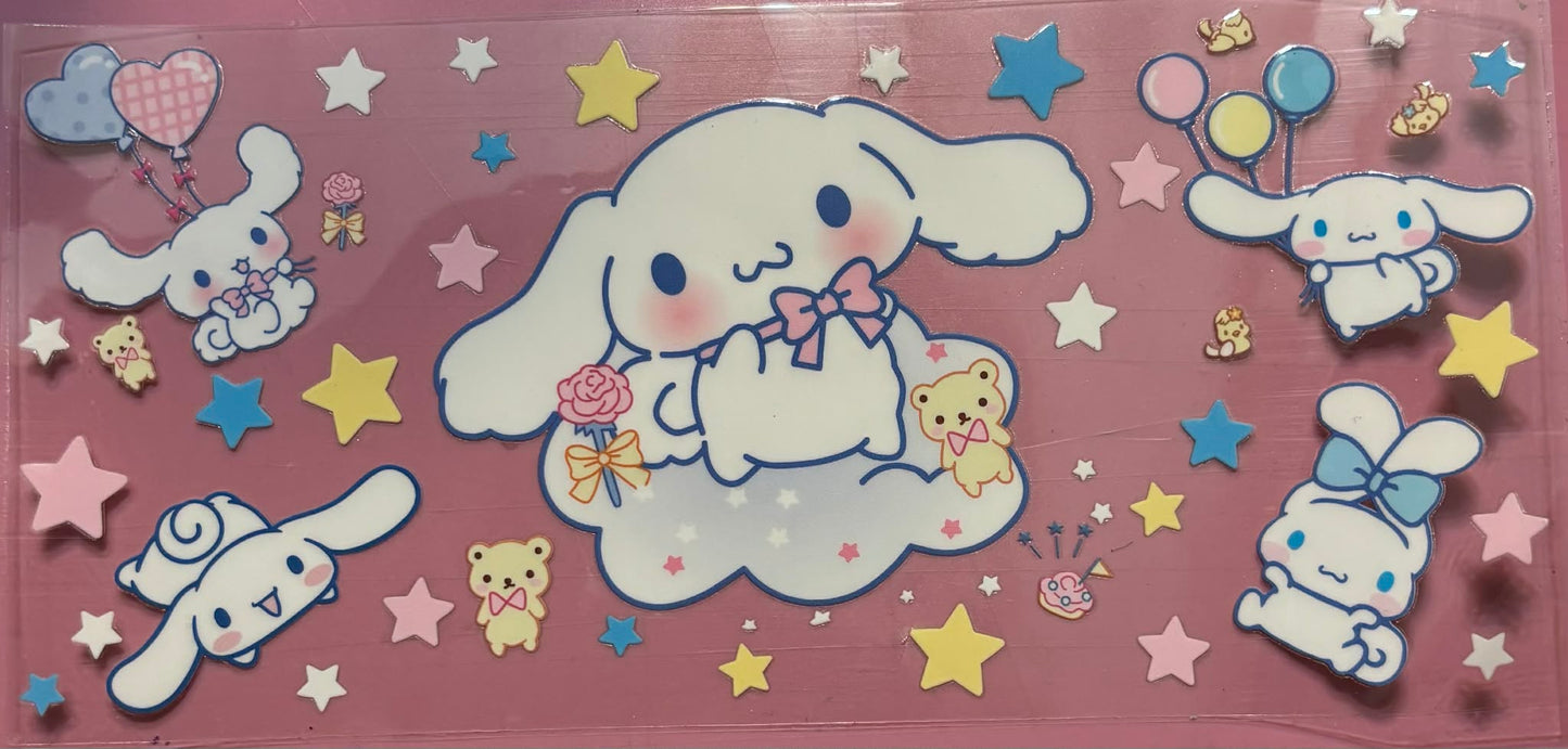 Cinnamoroll with stars from Hello Kitty wraps