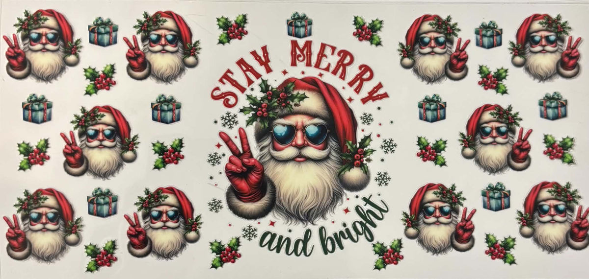 Stay Merry Santa Wrap