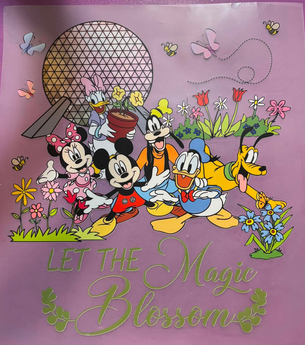 Mikey Let The Magic Bloom Shirt Or Tote Bag Transfer
