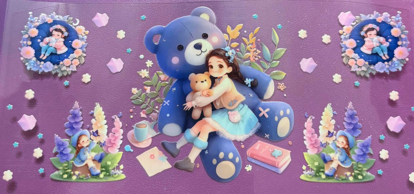 Big Blue Bear And Me Kid Wrap
