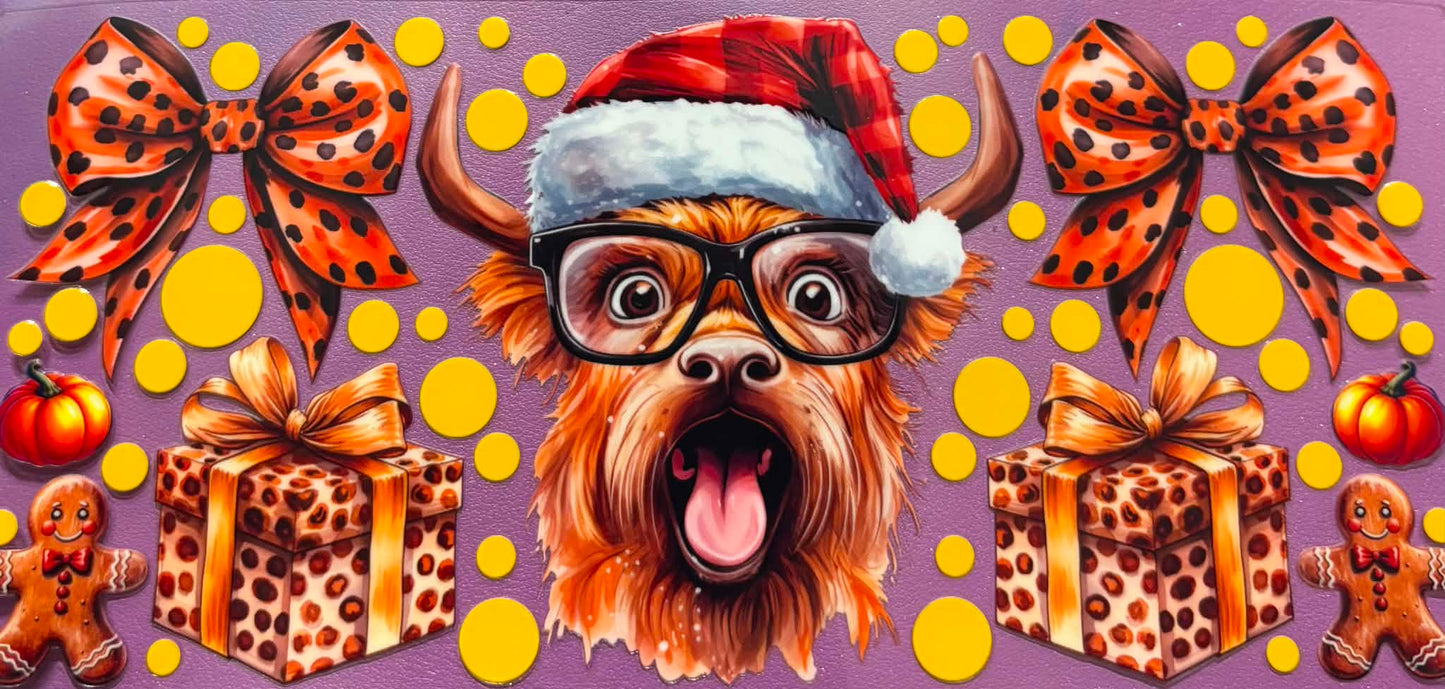 Crazy Cow Christmas Wrap