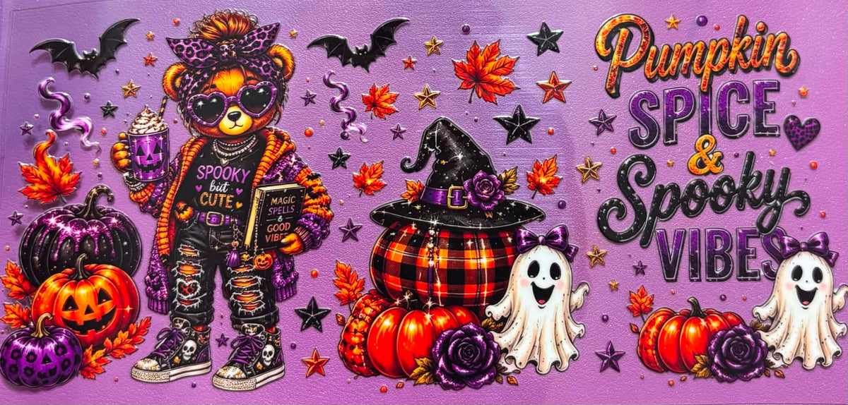 Pumpkin Spice & Spooky Vibes Wrap