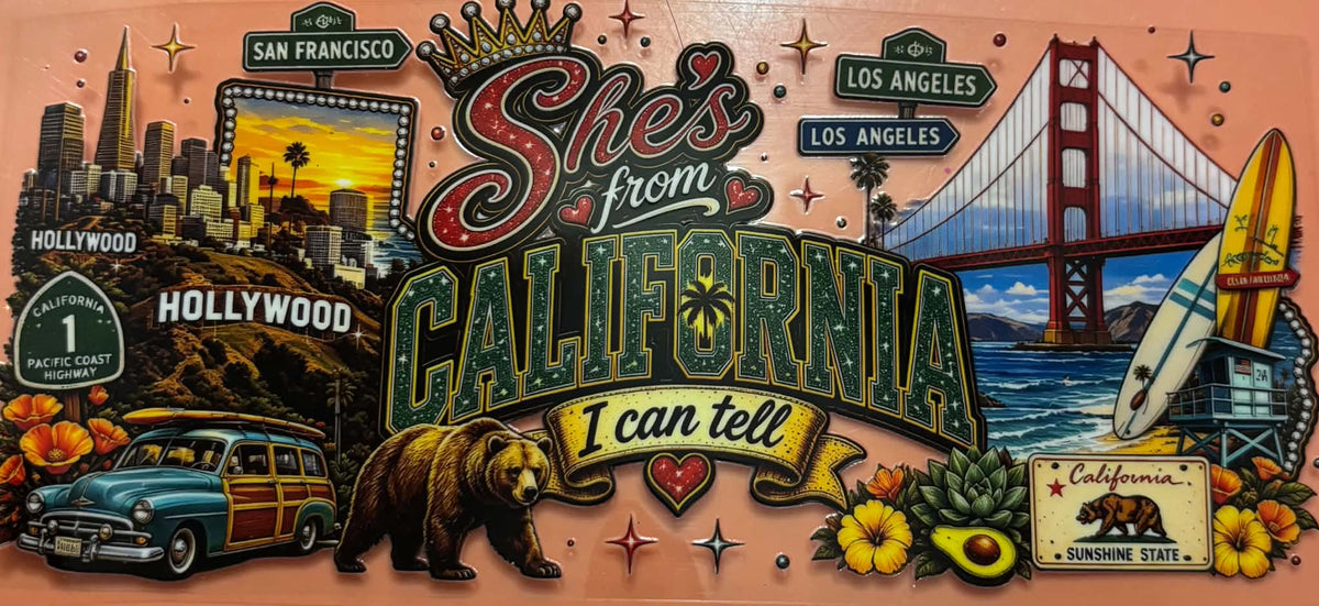 She Is From California Wrap