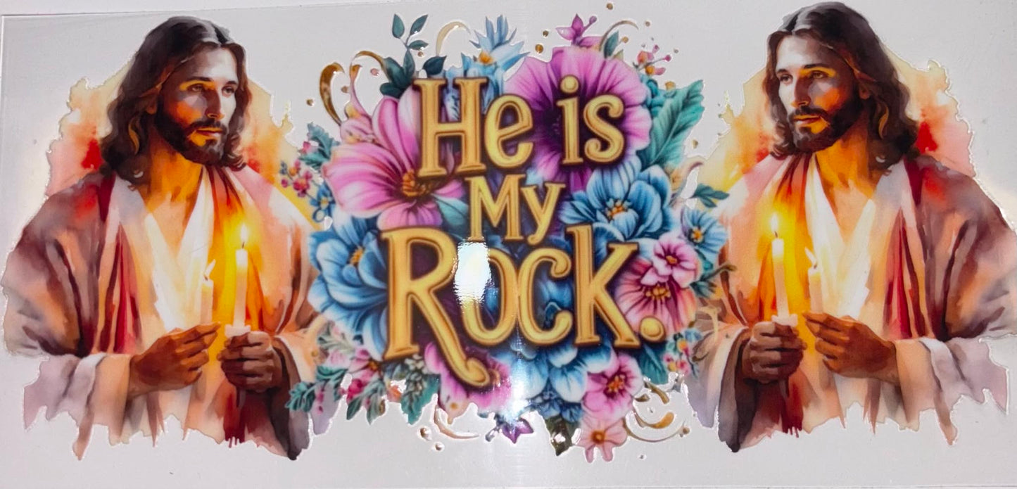 HE IS MY ROCK JESUS WRAP