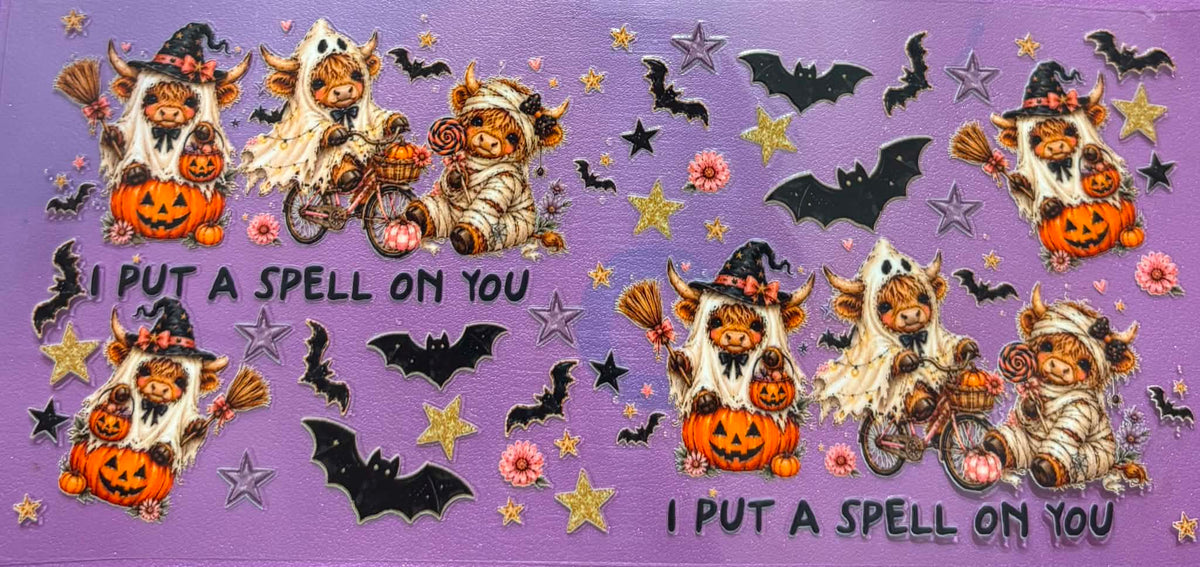 Highland Cow Hocus Pocus Wrap