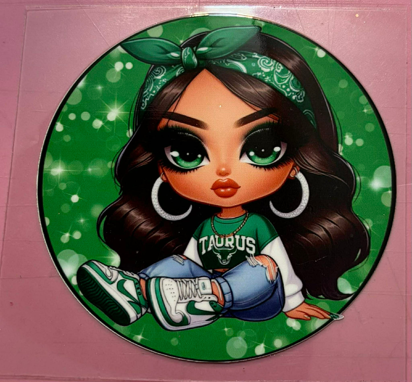 Taurus girl decal