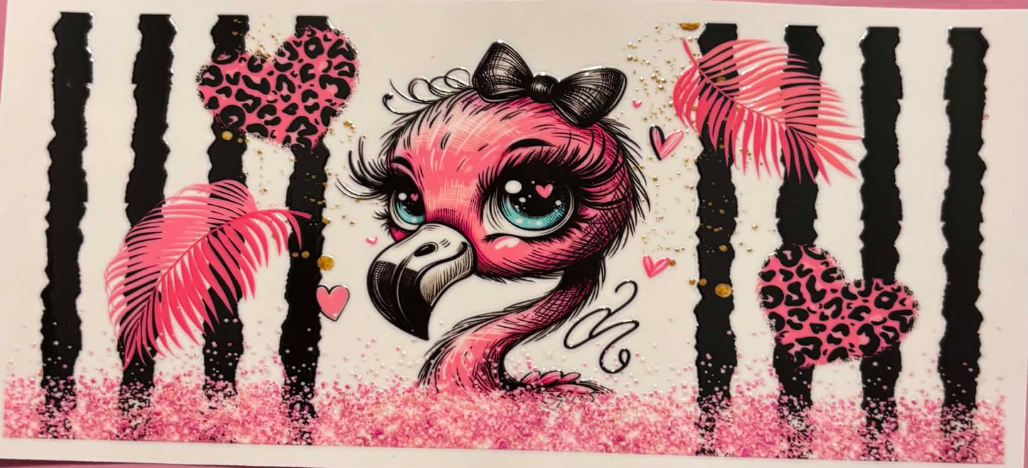 Pretty Pink Flamingo Wrap