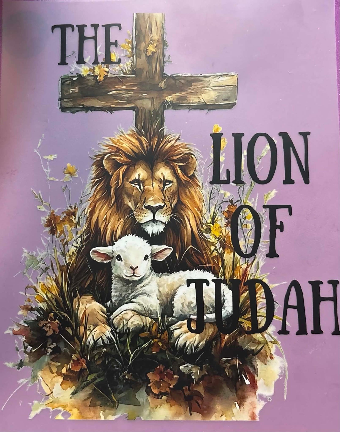 The Lion Of Judah Shirt Or Tote Bag Transfers