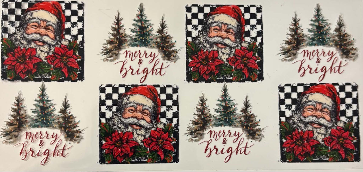 Christmas Santa Square Wrap