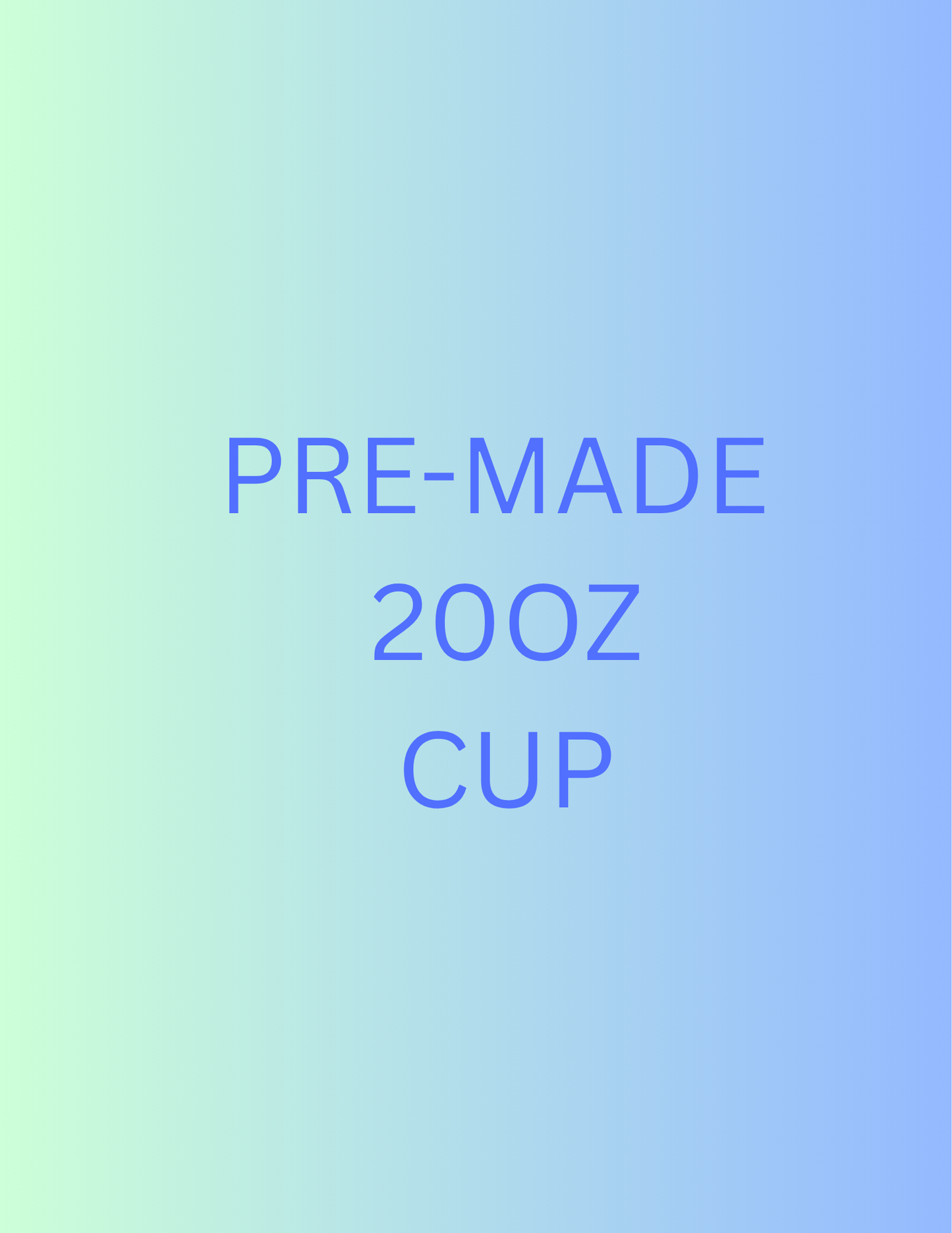 PRE-MADE 20OZ SNOW GLOBE STAINLESS STEEL TUMBLER