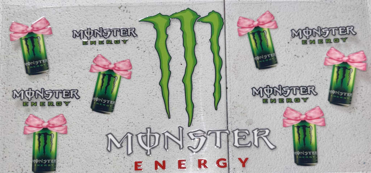 Monster Energy snowglobe tumbler wrap