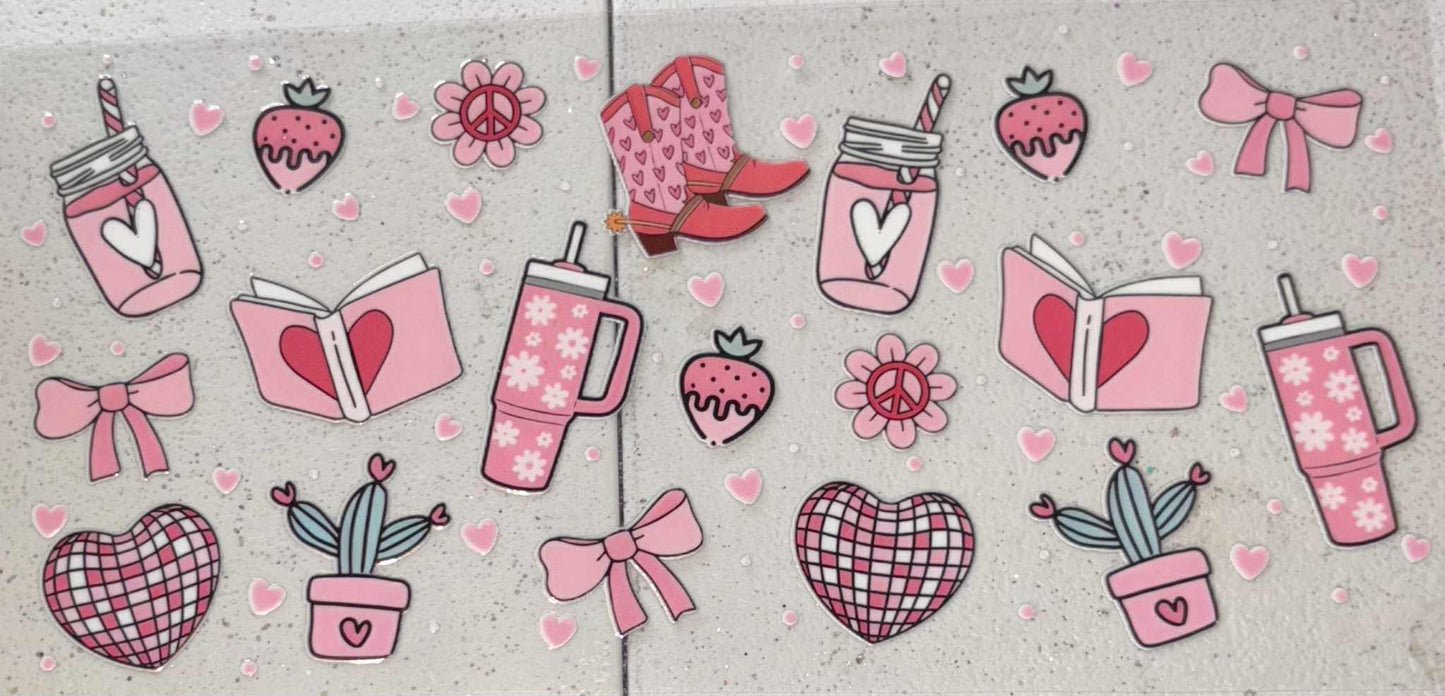 Western girl valentine's wrap