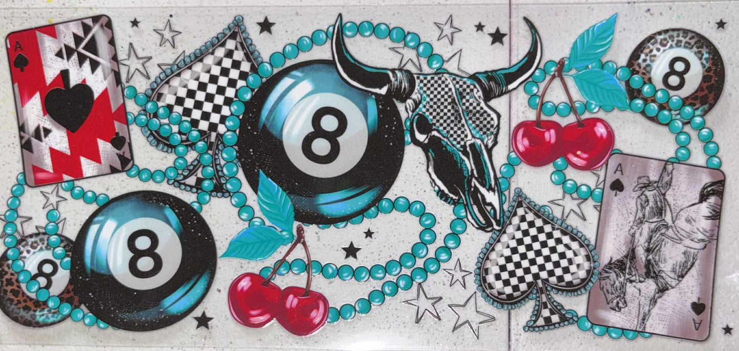 EIGHT BALL CHERRY WESTERN WRAP