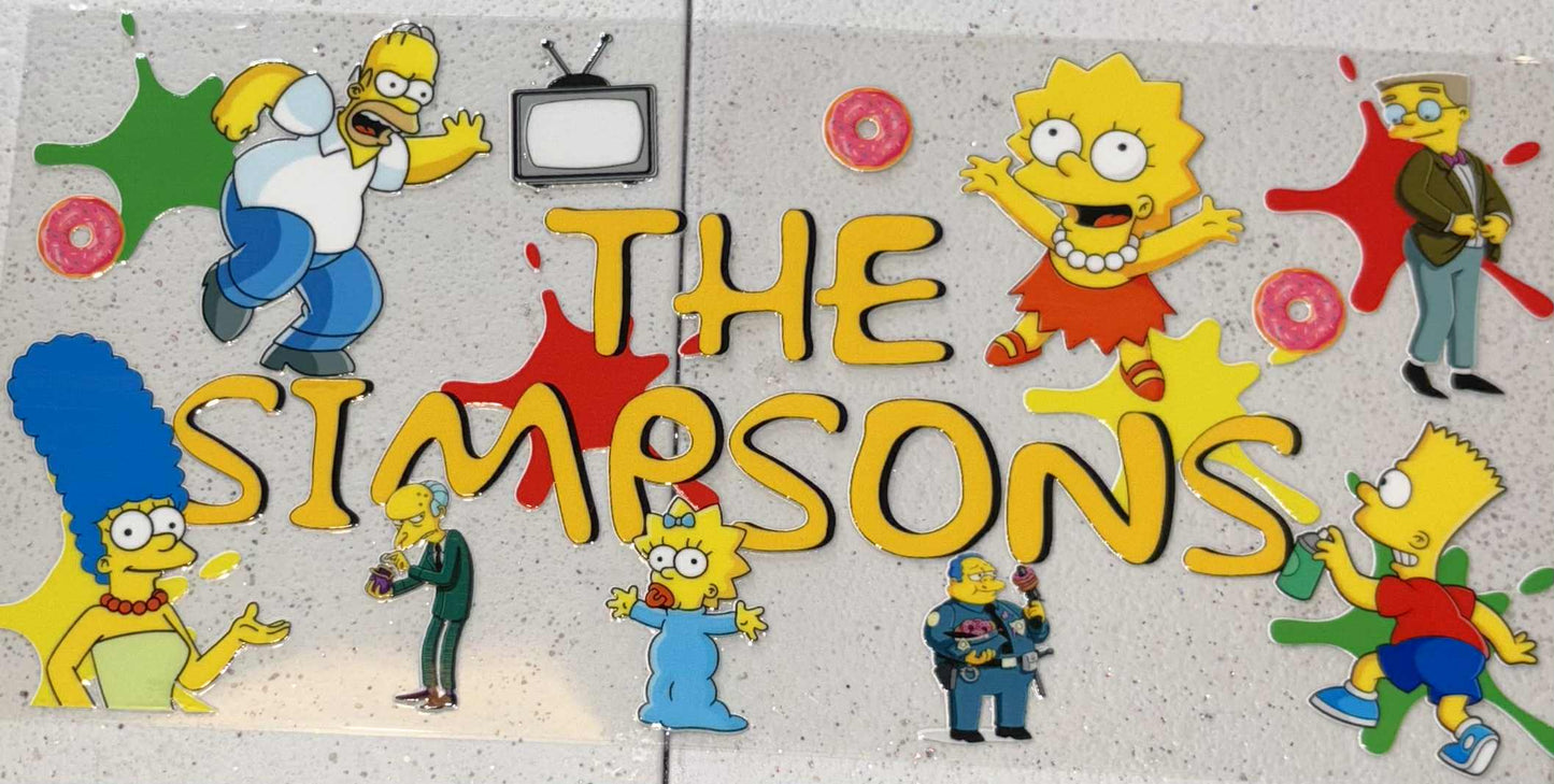 The Simpsons snowglobe tumbler wrap