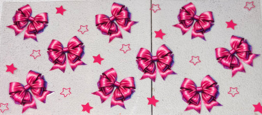 Pink bow star wrap