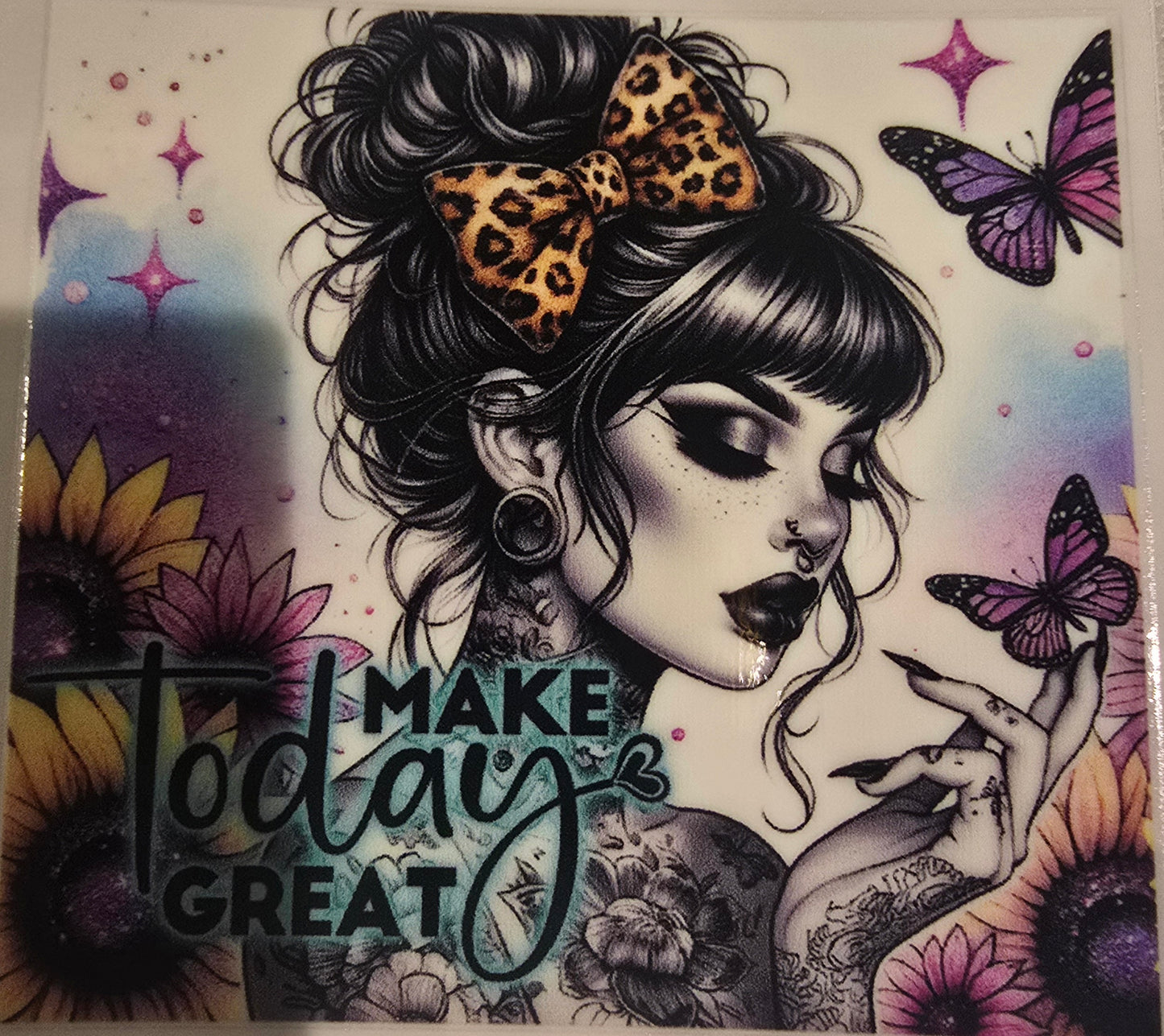 TATTOO FLOWER GIRL MAKE TODAY GREAT