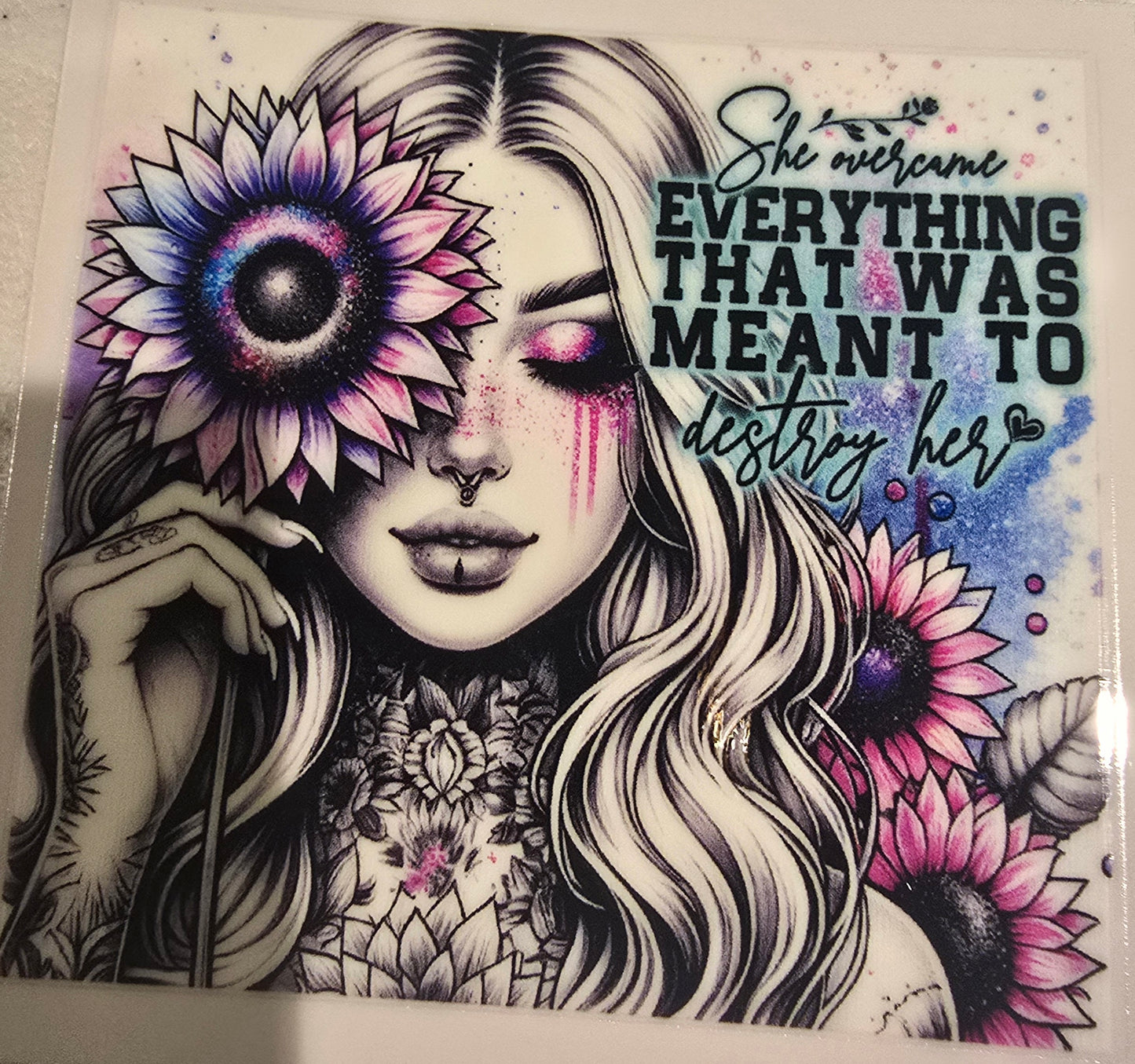 TATTOO FLOWER GIRL QUOTE
