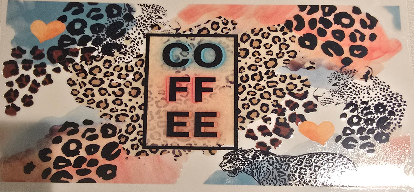 LEOPARD COFFEE WRAP