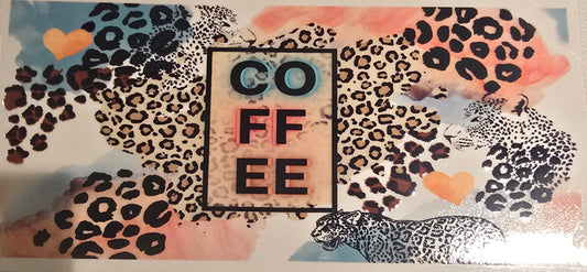 LEOPARD COFFEE WRAP