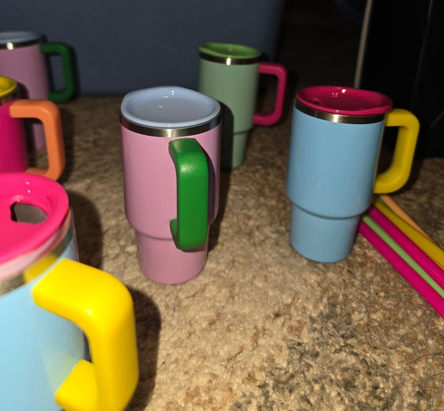 3OZ MULTI COLOR MINI STAINLESS SHOT GLASS TUMBLERS