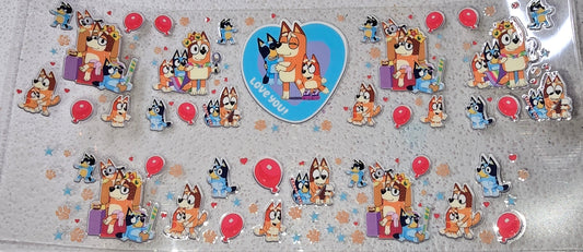 MINI BLUEY TUMBLER WRAP