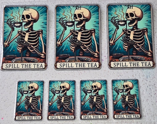 MINI SPILL THE TEA TUMBLER WRAP