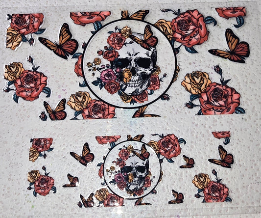 MINI SUGAR SKULL TUMBLER WRAP