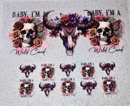 MINI SKULL TUMBLER WRAP